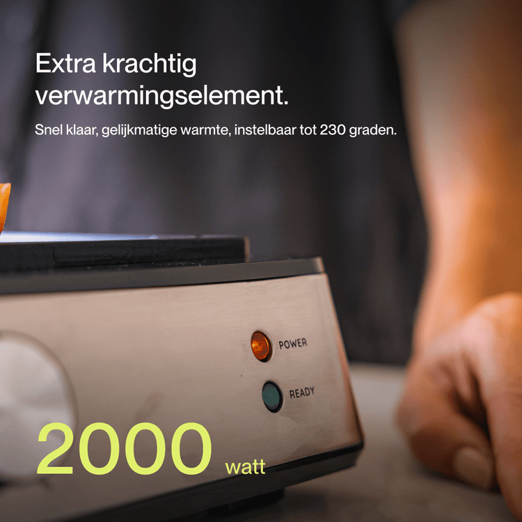 Compactgrill zilver - Safecourt Kitchen