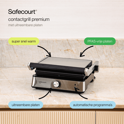 Contactgrill deluxe - Safecourt Kitchen