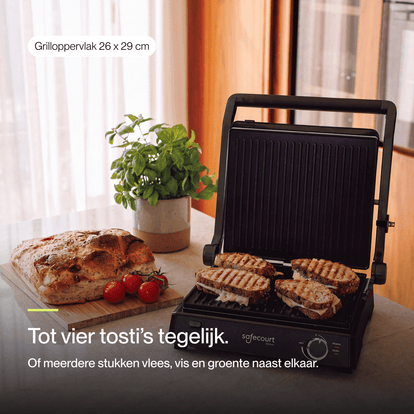 Contactgrill original zwart - Safecourt Kitchen