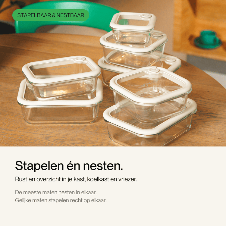 foodstorage boxes - 5-delig - Safecourt Kitchen