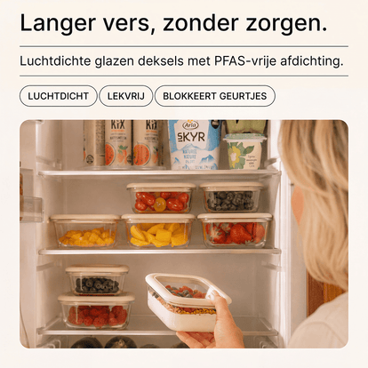 Foodstorage Boxes - 8-delig - Safecourt Kitchen