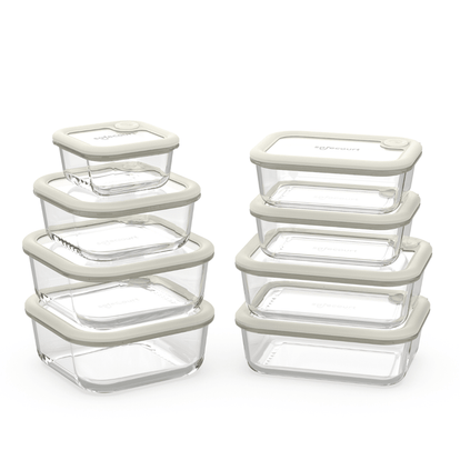 Foodstorage Boxes - 8-delig - Safecourt Kitchen
