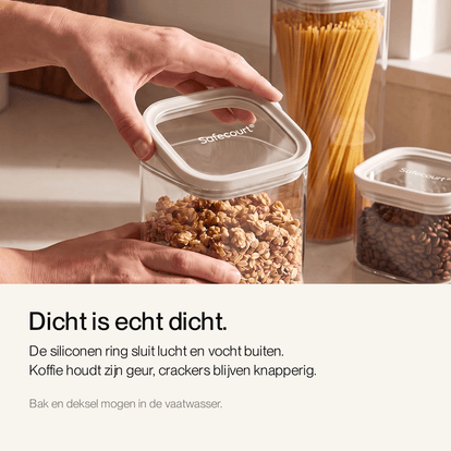 Foodstorage containers airthigt - Safecourt Kitchen