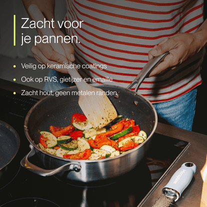 Houten Spatelset 100% FSC Berkenhout | 5 delig - Safecourt Kitchen