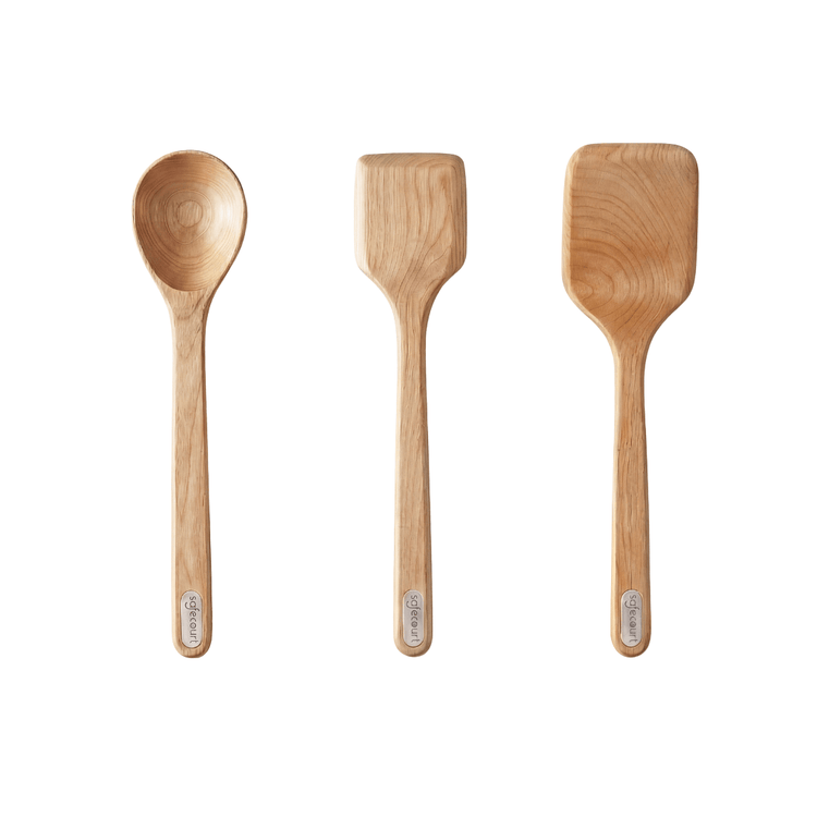 Houten Spatelset 100% FSC Berkenhout - Safecourt Kitchen