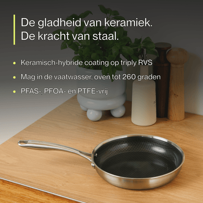 Hybride koekenpan 24 cm - Safecourt Kitchen