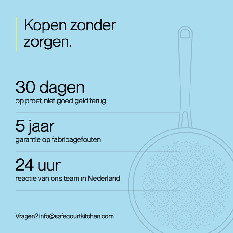 Hybride pannenset (7-delig) - Safecourt Kitchen