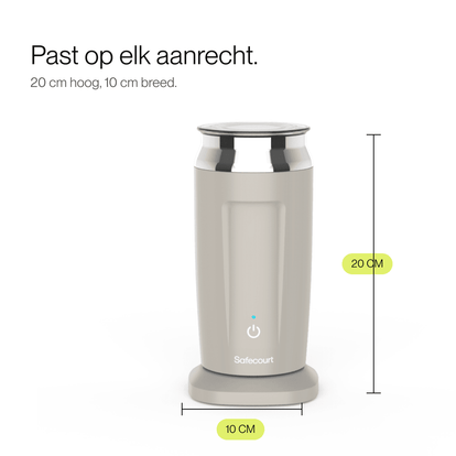 Melkopschuimer Original beige - Safecourt Kitchen