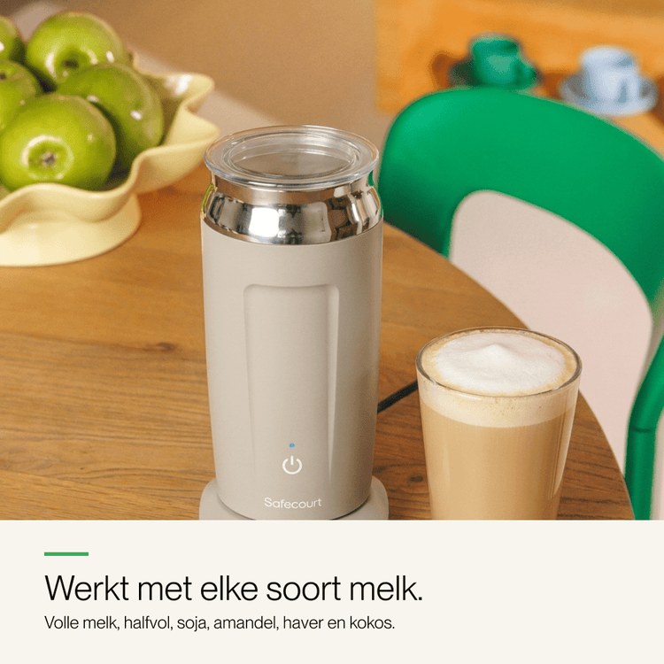 Melkopschuimer Original beige - Safecourt Kitchen