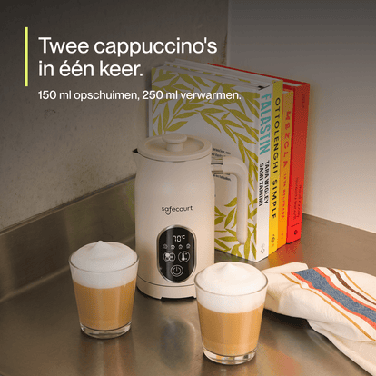 Melkopschuimer Plus - Beige - Safecourt Kitchen