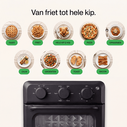 Poweroven | 6-in-1 air fry oven - Safecourt Kitchen