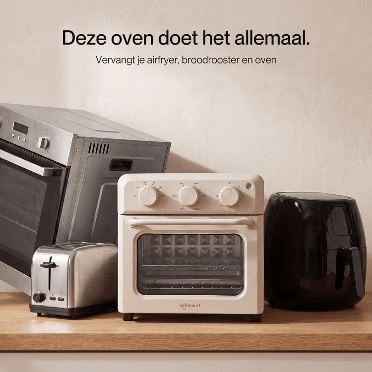 Poweroven | 6-in-1 air fry oven - Safecourt Kitchen