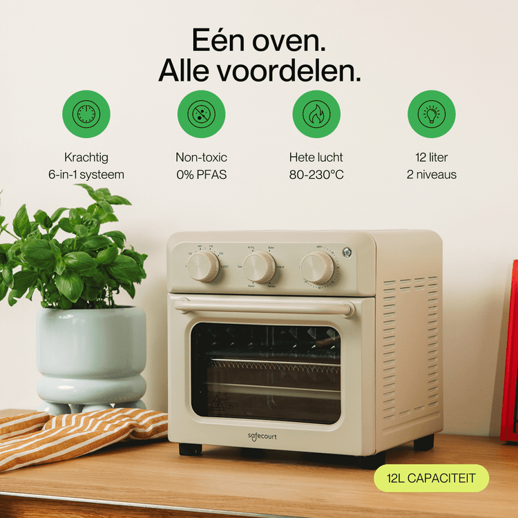 Poweroven | 6-in-1 air fry oven - Safecourt Kitchen