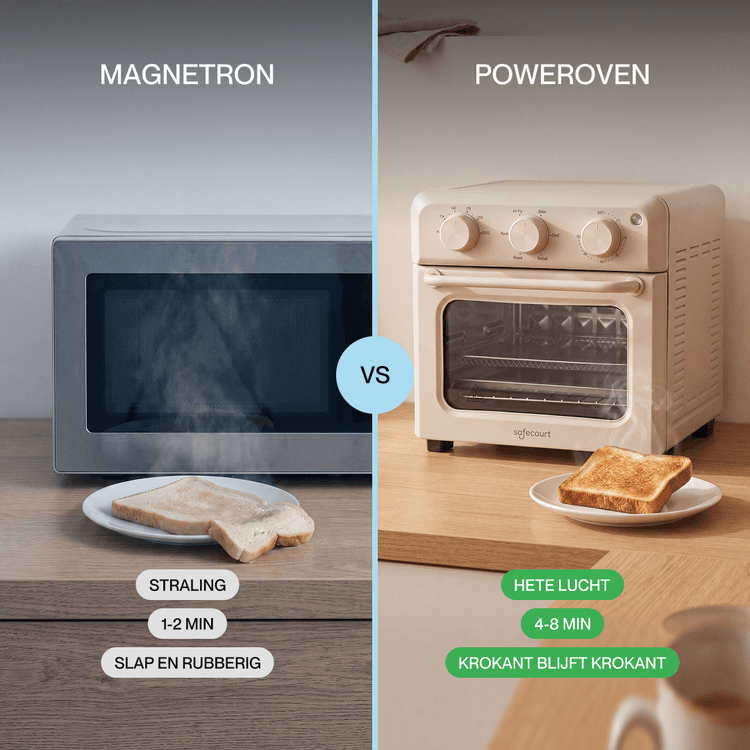 Poweroven | 6-in-1 air fry oven - Safecourt Kitchen