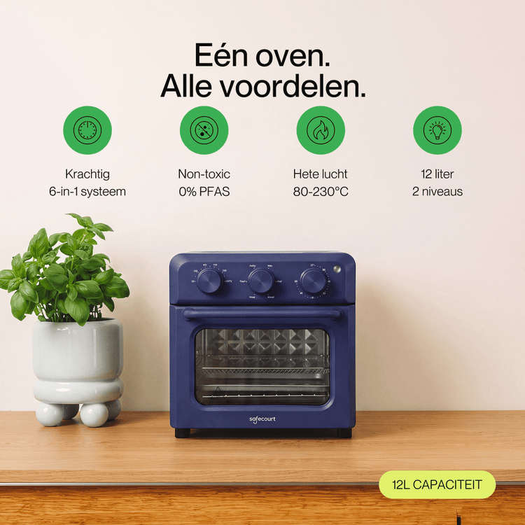 Poweroven | 6-in-1 air fry oven - Safecourt Kitchen