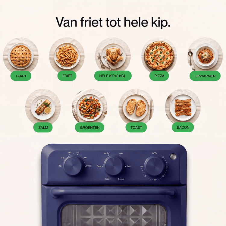 Poweroven | 6-in-1 air fry oven - Safecourt Kitchen