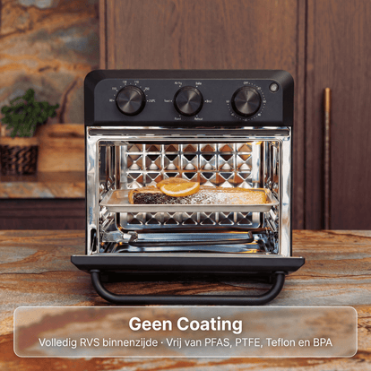PowerOven Air Fry Oven - 100 - Black - Safecourt Kitchen