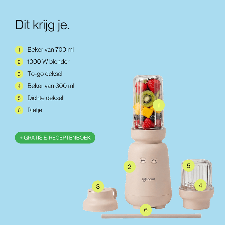 PureBlend Blender - Black - Safecourt Kitchen