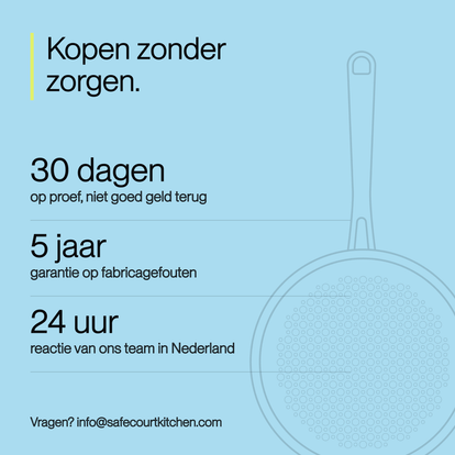 RVS pannenset (7-delig) - Safecourt Kitchen