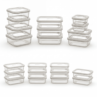 Safecourt 19 - delige Foodstorage Bundel | Mealprep + 11 - delige Set - Safecourt Kitchen