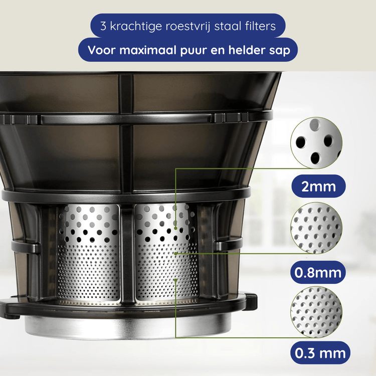 Slowjuicer ColdPress Pure Pro - zwart PRE ORDER - Safecourt Kitchen