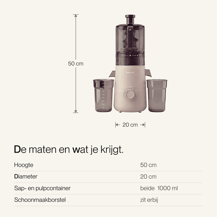 Slowjuicer PurePress Pro - Safecourt Kitchen