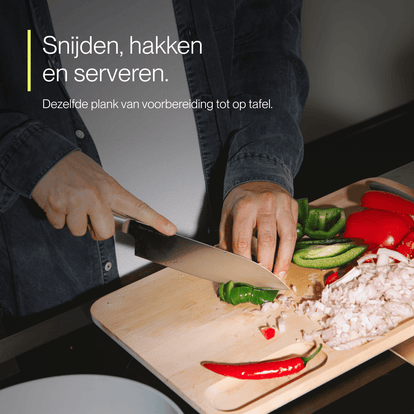 Snijplanken set 100% FSC berkenhout | 3 delig - Safecourt Kitchen
