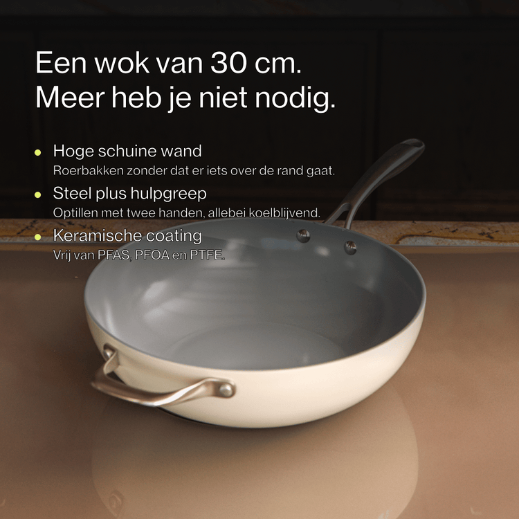 Wokpan 30 cm - Safecourt Kitchen